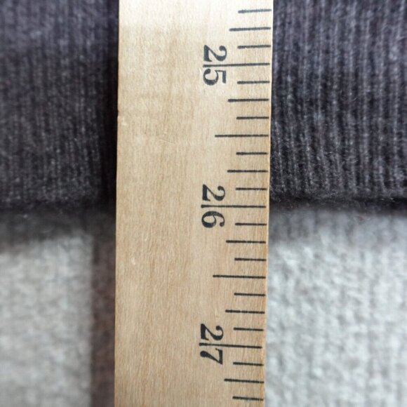Club Room Sweater Medium Brown Cashmere V-neck - Picture 6 of 7